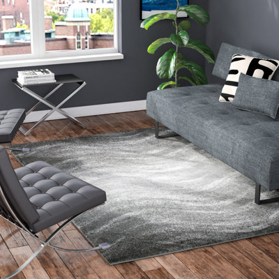 Perspections Teppich Bilboa in Grau & Bewertungen | Wayfair.de